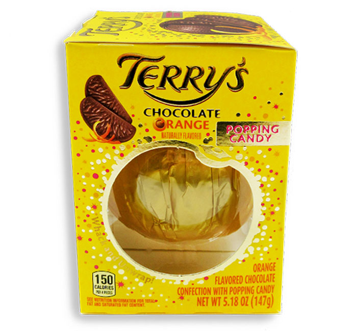 Terry's Chocolate Orange, Orange Flavored Original Milk Chocolate  Confection, 5.53oz Box