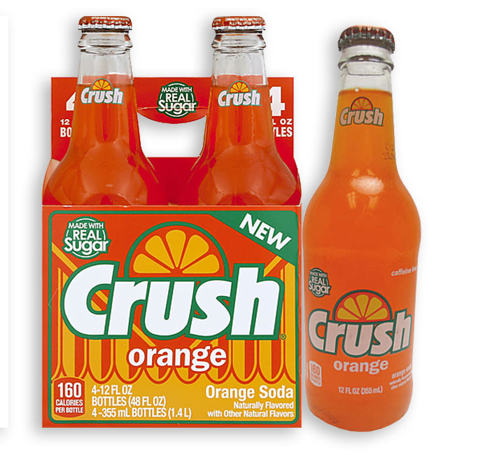 Crush Orange Soda,16.9 Fl Oz (Pack of 6)