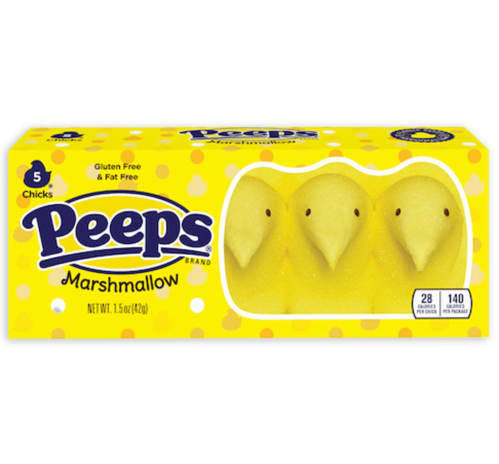 Peeps Blue Marshmallow Chicks Candy - 10 Count Pack