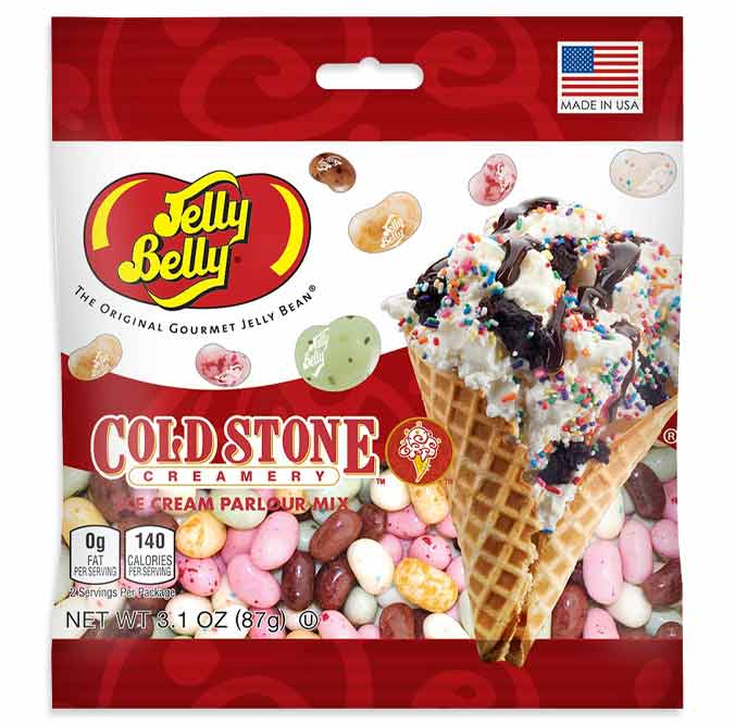 JELLY BELLY PEG BAG - COLD STONE ICE CREAM PARLOR MIX