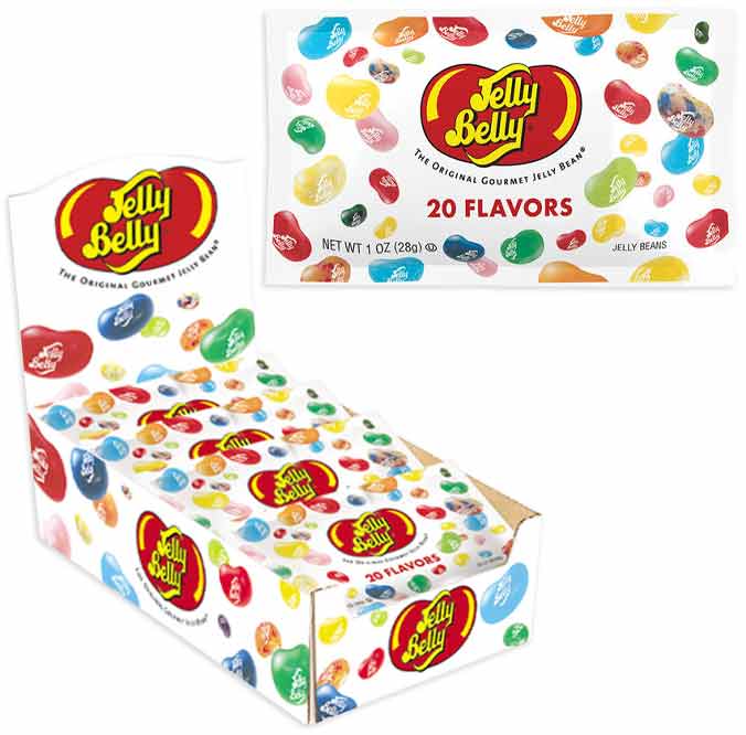 JELLY BELLY BAG - ASSORTED BAG IN DISPLAY