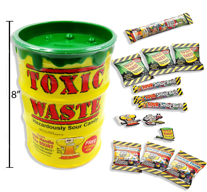 Toxic Waste Sour Worms Theater Box - 3oz